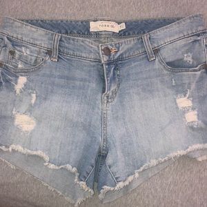 Torrid denim shorts